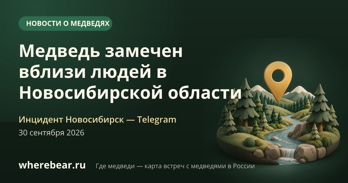 Место на карте: Новосибирская область