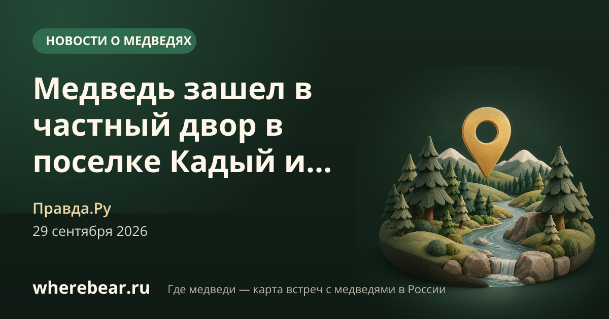 Место на карте: рядом с посёлком Кадый, Костромская область