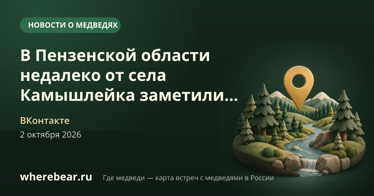 Место на карте: Пензенская область