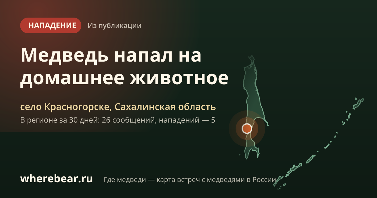 Место на карте: селе Красногорске, Сахалинская область