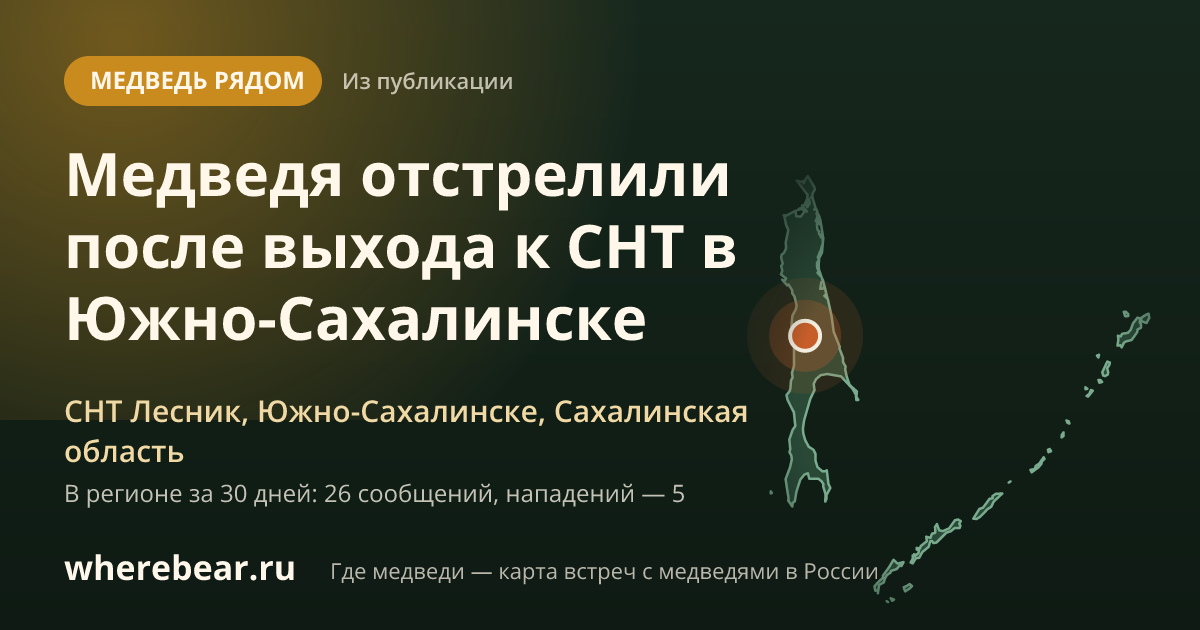 Место на карте: СНТ Лесник, Южно-Сахалинске, Сахалинская область