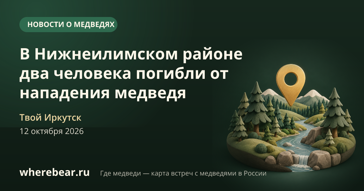 Место на карте: Нижнеилимский район, Иркутская область