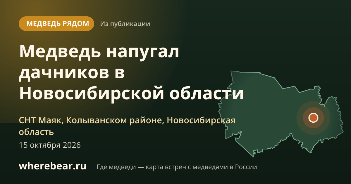Место на карте: СНТ Маяк, Колыванском районе, Новосибирская область