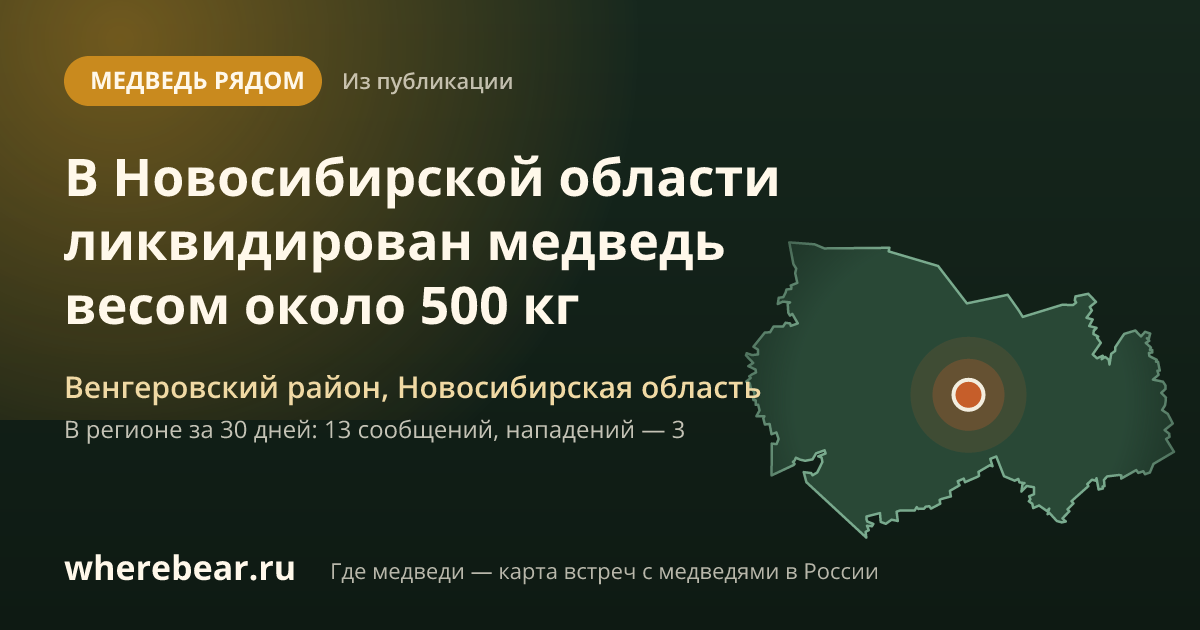 Место на карте: Венгеровском районе, Новосибирская область