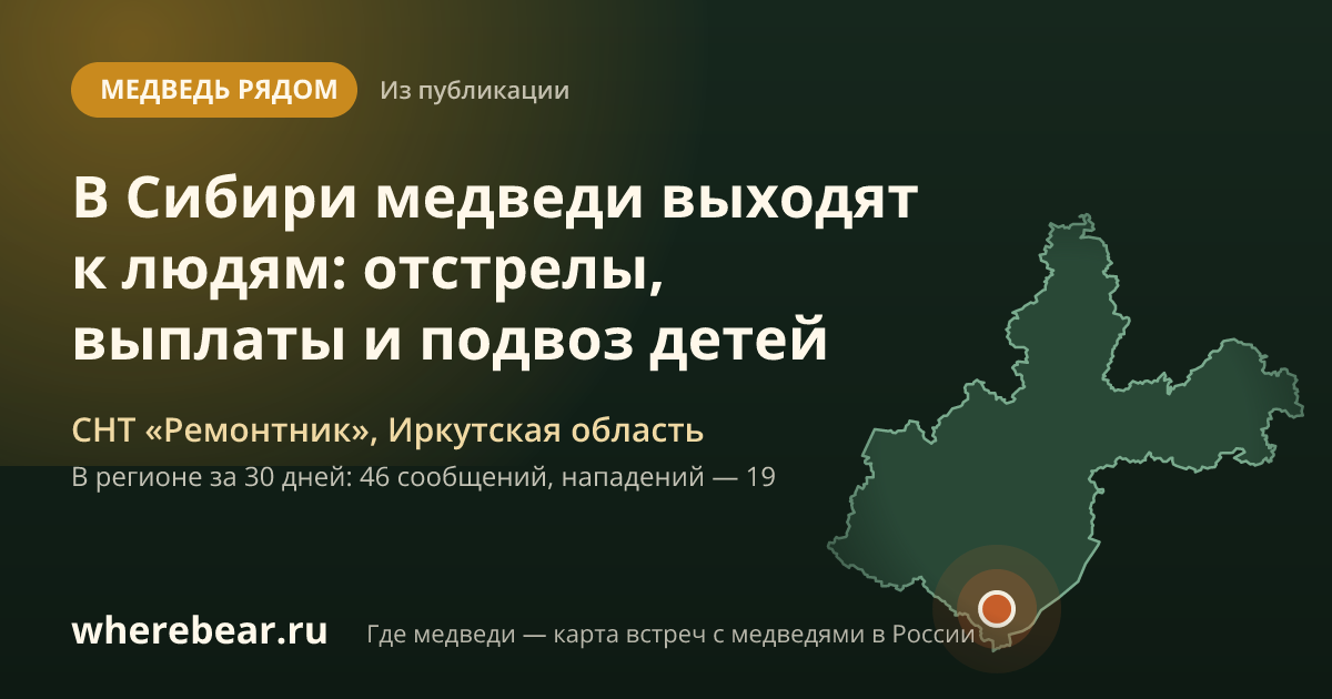 Место на карте: СНТ «Ремонтник», Иркутская область