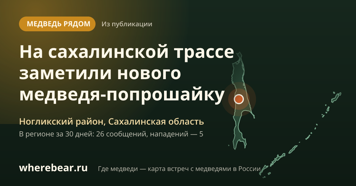 Место на карте: Ногликском районе, Сахалинская область