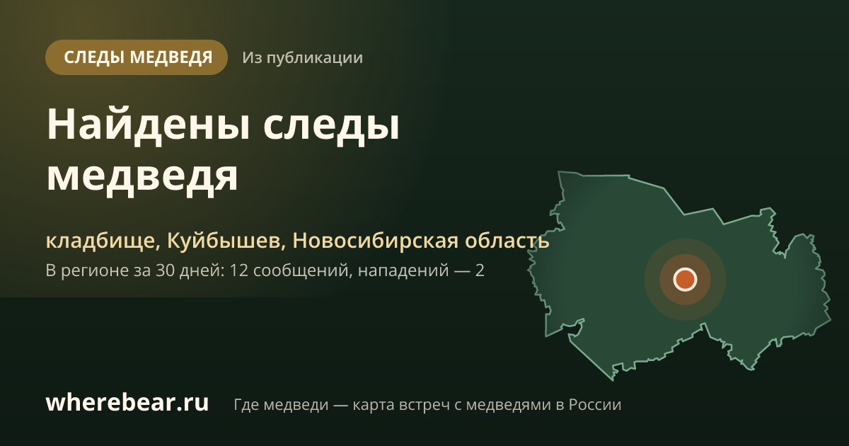 Место на карте: кладбище, Куйбышев, Новосибирская область