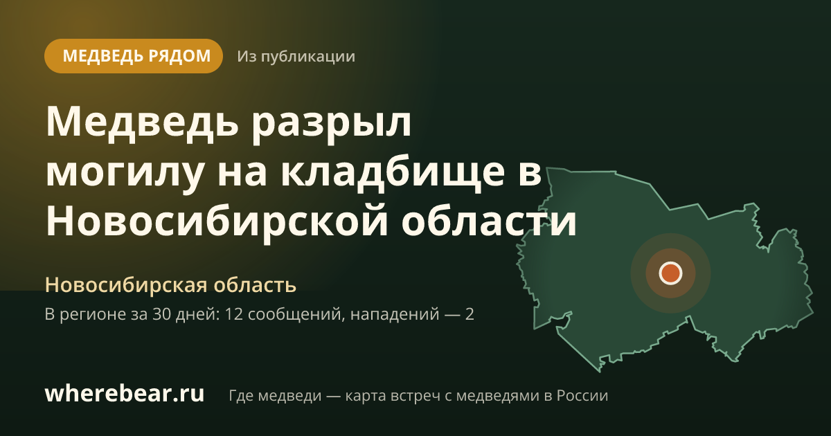Место на карте: Новосибирская область