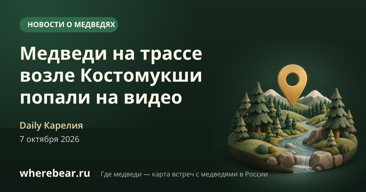 Место на карте: Костомукша, Республика Карелия