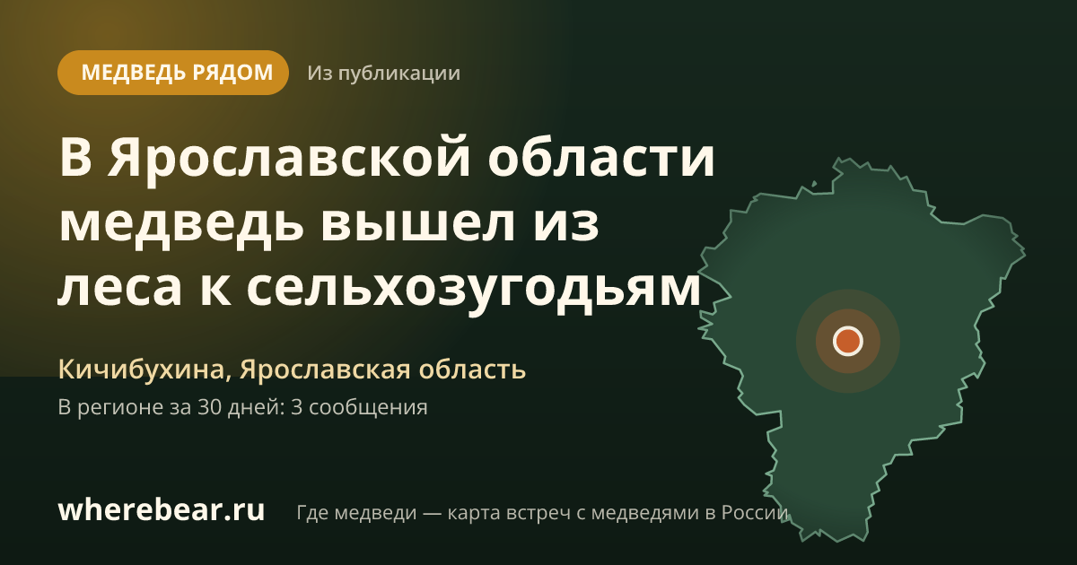 Место на карте: Кичибухина, Ярославская область
