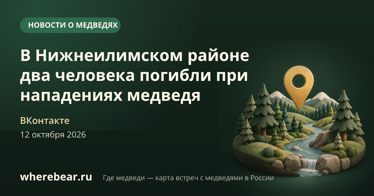 Место на карте: Нижнеилимский район, Иркутская область