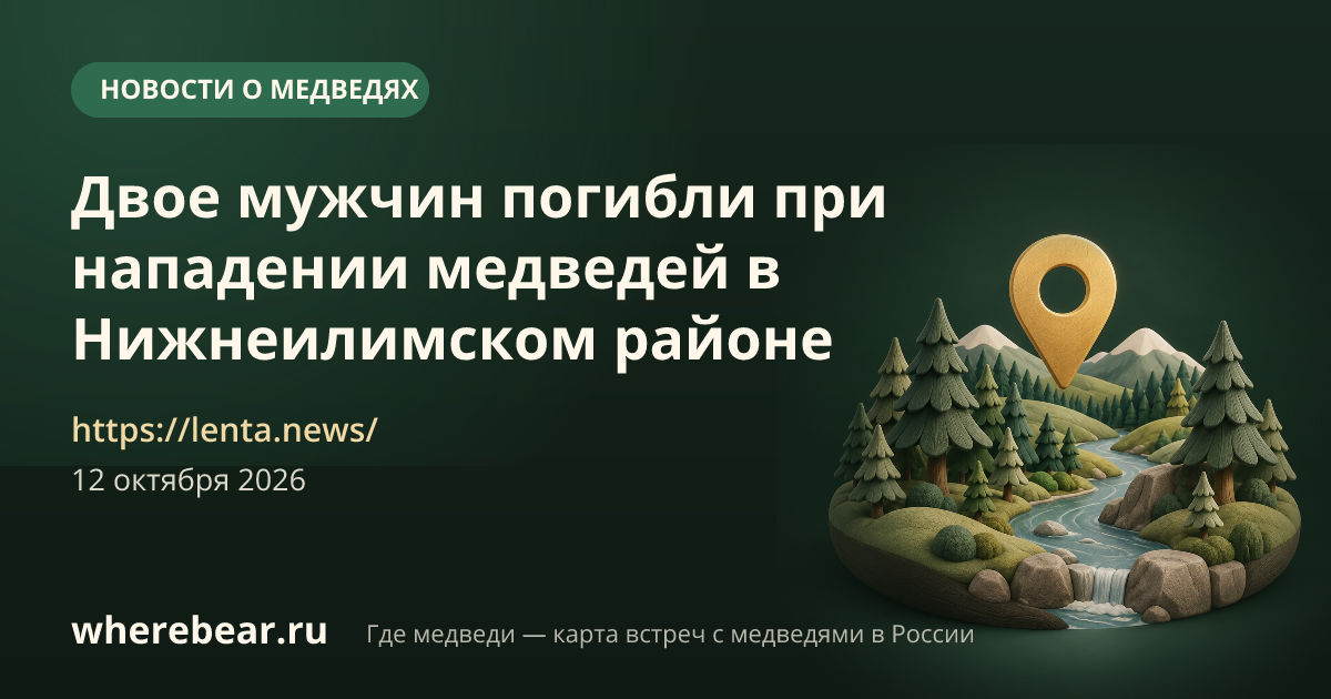 Место на карте: Нижнеилимский район, Иркутская область
