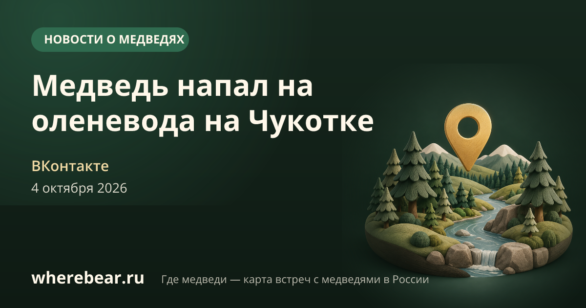 Место на карте: Чукотка, Чукотский автономный округ