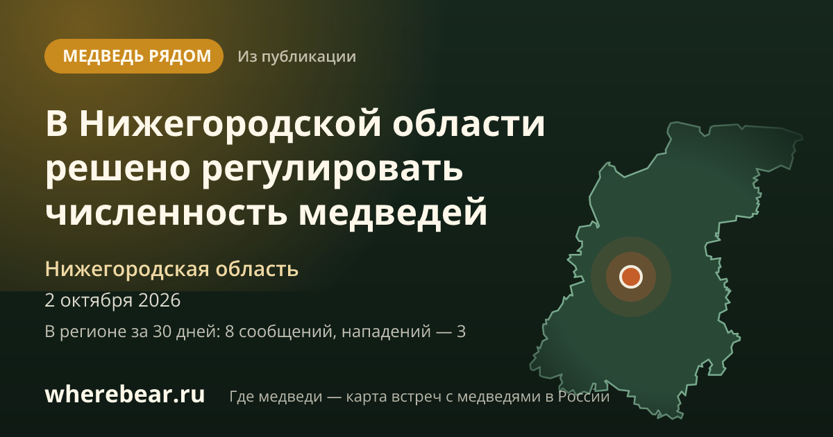 Место на карте: Нижегородская область