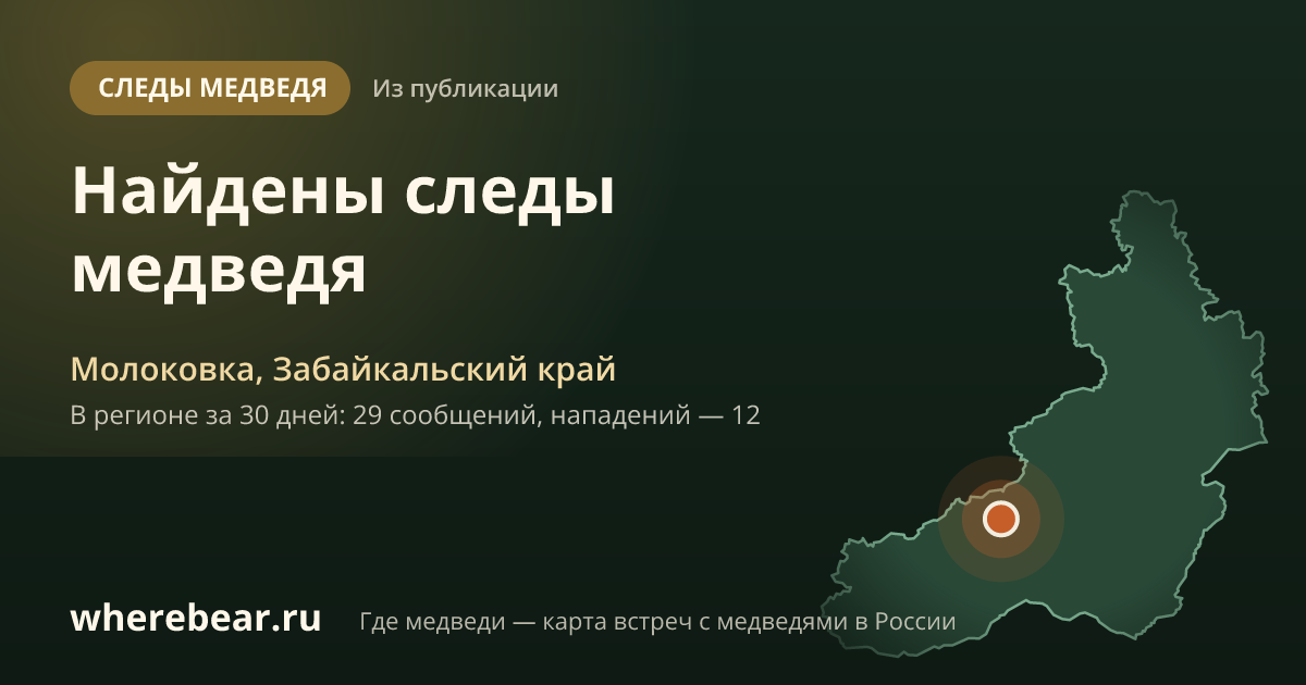 Место на карте: Молоковка, Забайкальский край