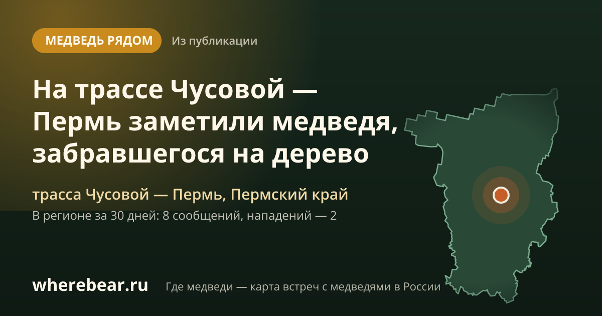Место на карте: трасса Чусовой — Пермь, Пермский край