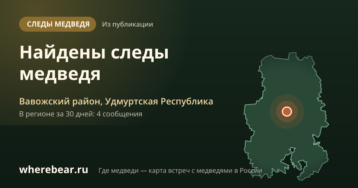 Место на карте: Вавожский район, Удмуртская Республика