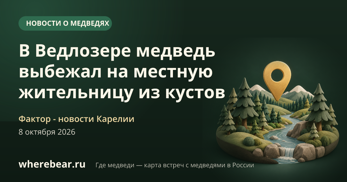 Место на карте: Ведлозера, Пряжинский район, Республика Карелия