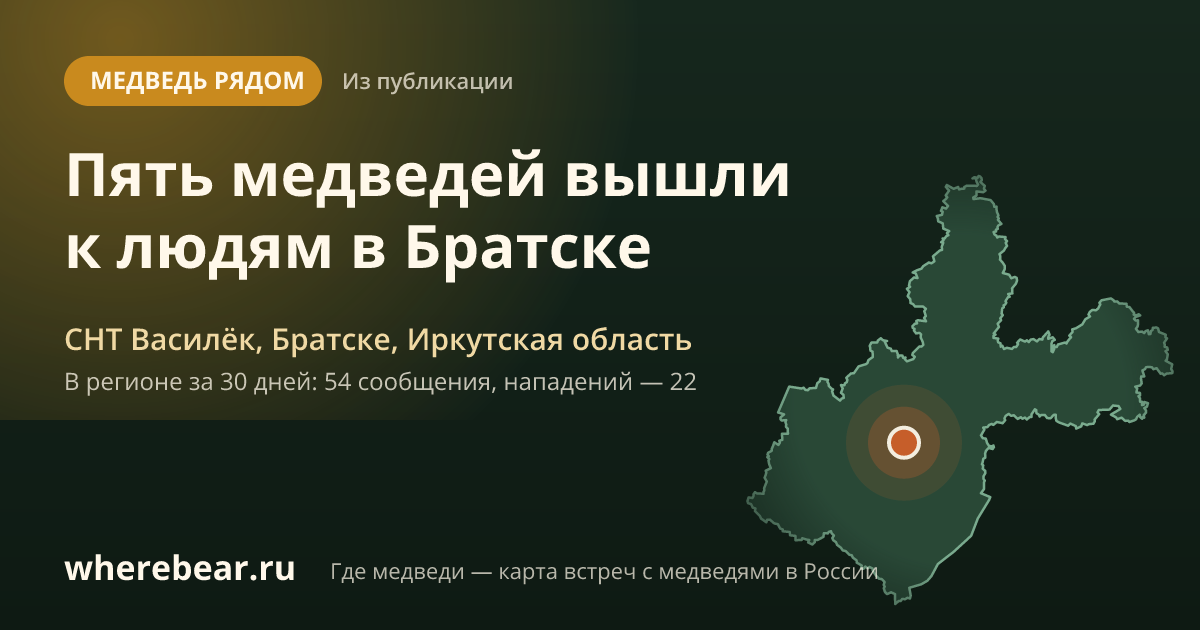 Место на карте: СНТ Василёк, Братске, Иркутская область