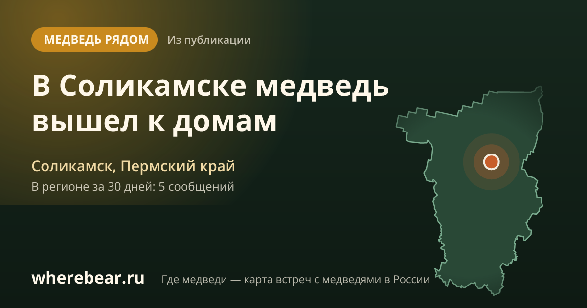 Место на карте: Соликамск, Пермский край
