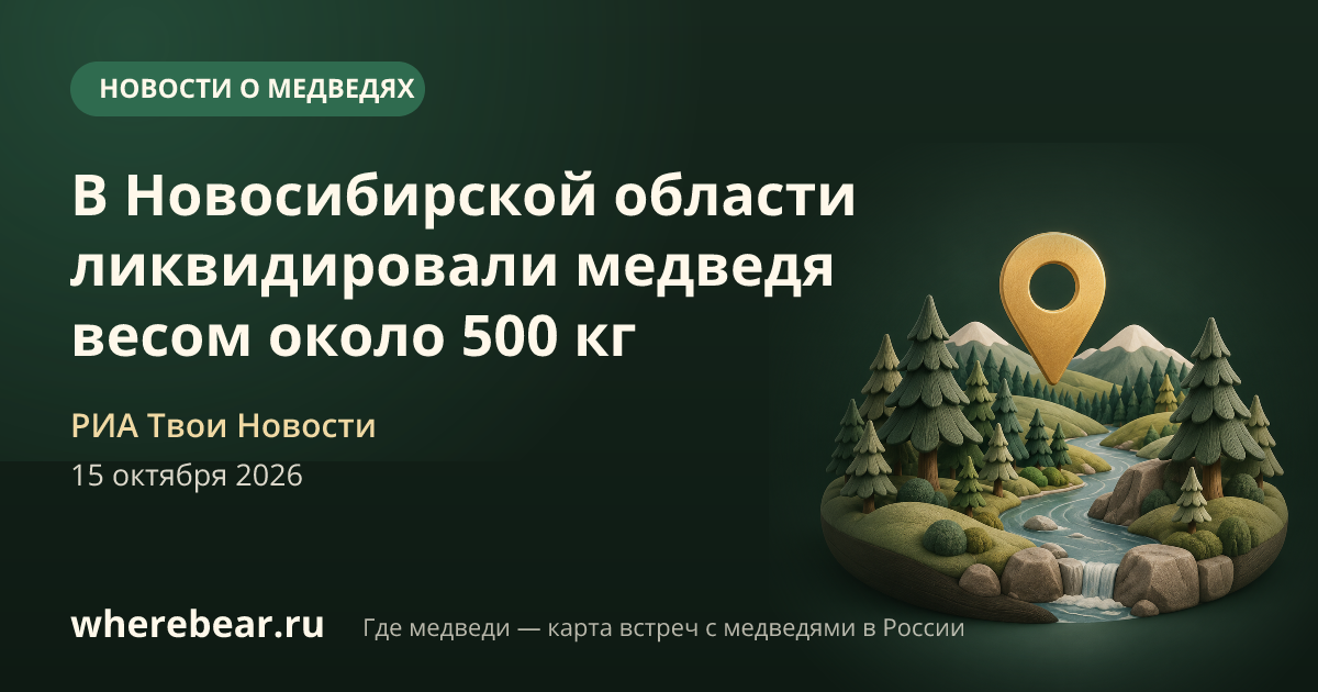 Место на карте: Новосибирская область